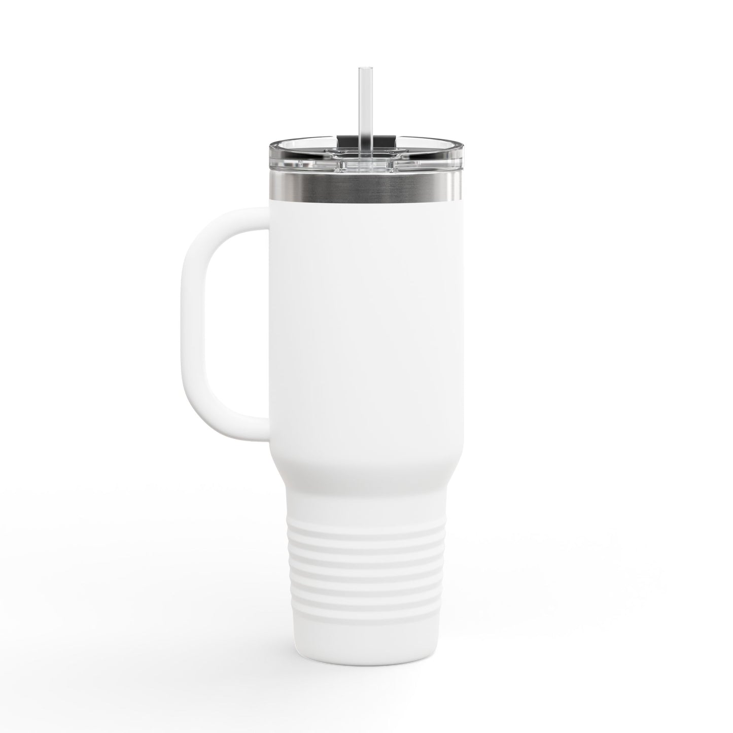 Smiley Insulated Travel Mug, 40oz | Perfect for Coffee Lovers, Camping, Road Trips, Gifts, Happy Vibes