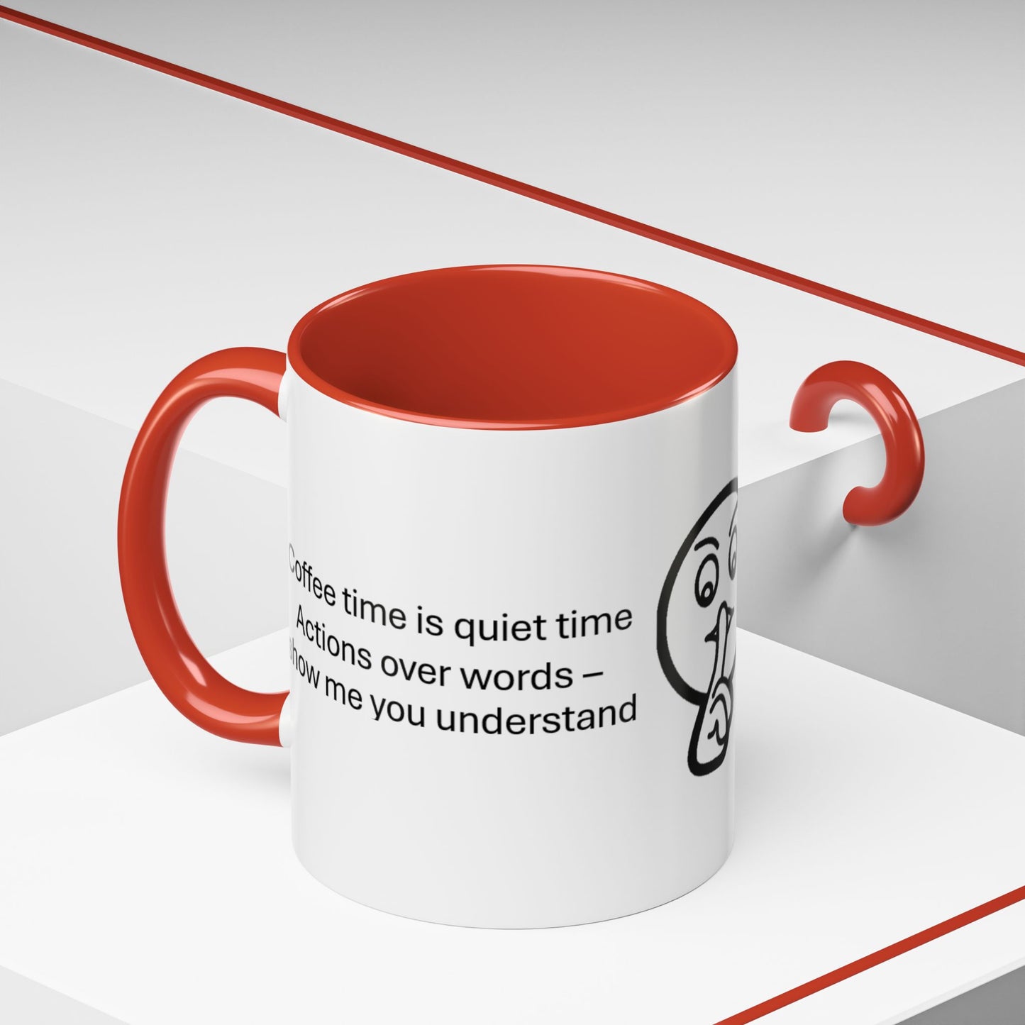 Quiet Time Coffee Mug | Inspirational 11oz & 15oz Cups | Perfect for Coffee Lovers & Gift for Friends