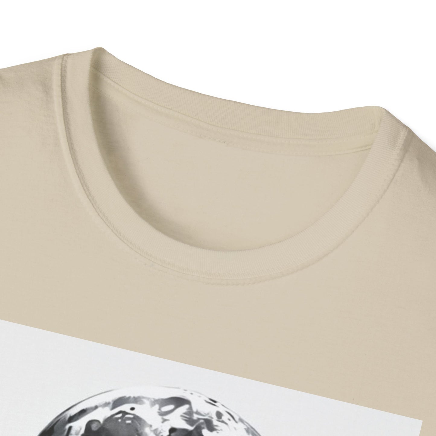 Moonlit Bear Unisex T-Shirt | Nature Lover Gift, Wildlife Tee, Outdoor Adventure Shirt, Graphic Apparel, Eco-Friendly Fashion