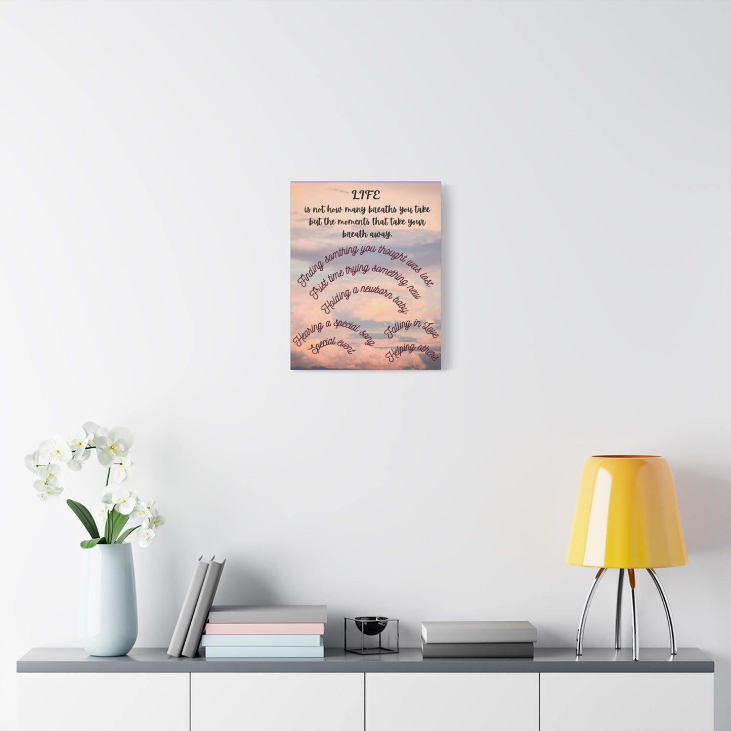 Inspirational Canvas Art - Life Moments
