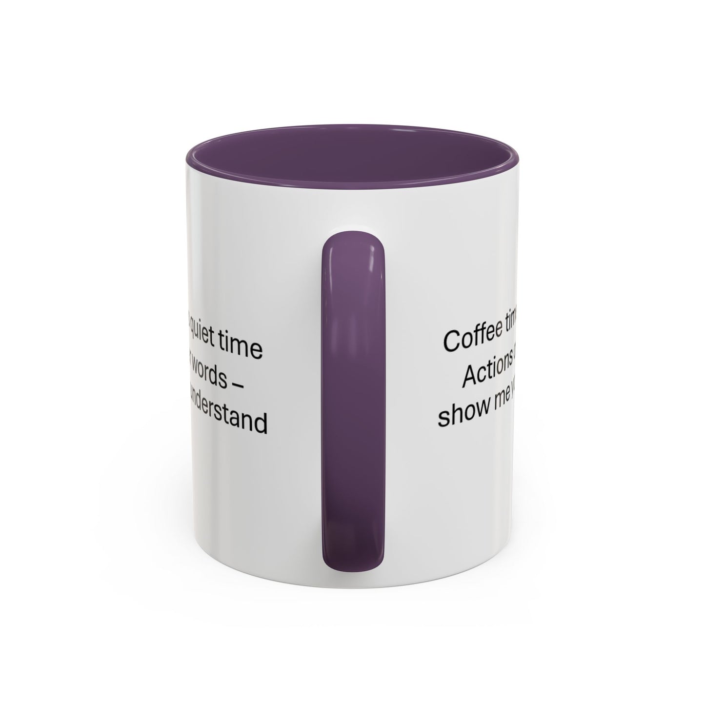 Quiet Time Coffee Mug | Inspirational 11oz & 15oz Cups | Perfect for Coffee Lovers & Gift for Friends
