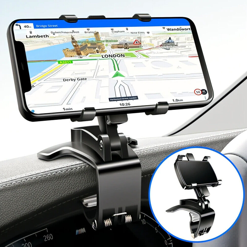 GPS Universal Clip-On Dashboard Phone Car Phone Holder Mounting Bracket