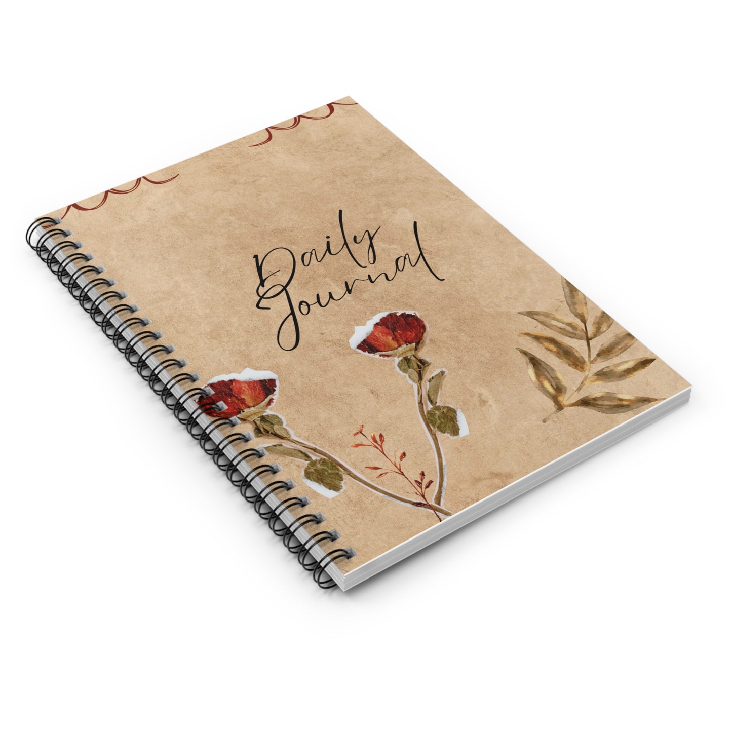 Floral Daily Journal Notebook | Bullet Journal, Writing Diary, Gift for