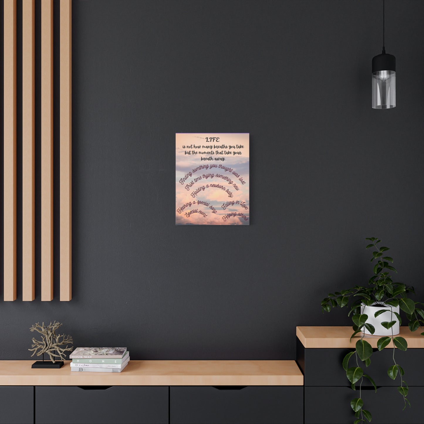 Inspirational Canvas Art - Life Moments