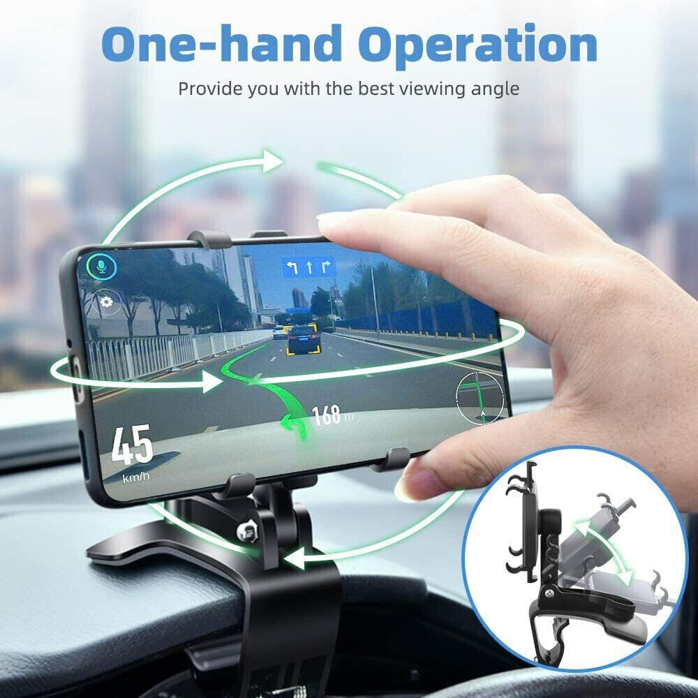 GPS Universal Clip-On Dashboard Phone Car Phone Holder Mounting Bracket
