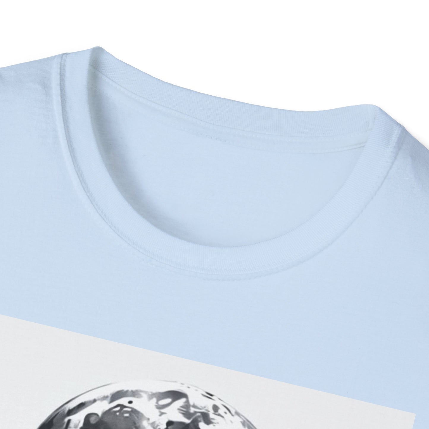 Moonlit Bear Unisex T-Shirt | Nature Lover Gift, Wildlife Tee, Outdoor Adventure Shirt, Graphic Apparel, Eco-Friendly Fashion