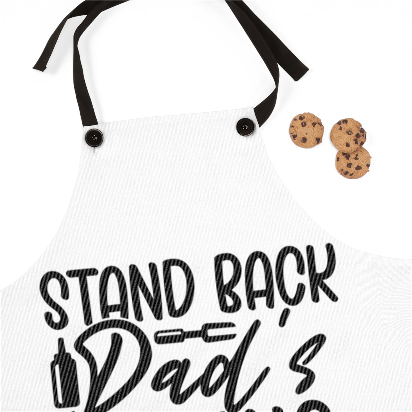 Dad's Grilling Apron, Funny Gift for Dad, BBQ Apron, Cooking Gift, Father's Day, Kitchen Accessory