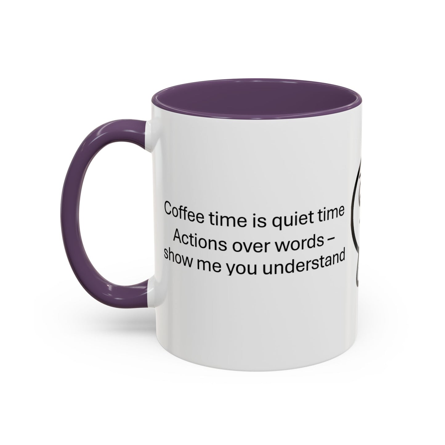 Quiet Time Coffee Mug | Inspirational 11oz & 15oz Cups | Perfect for Coffee Lovers & Gift for Friends