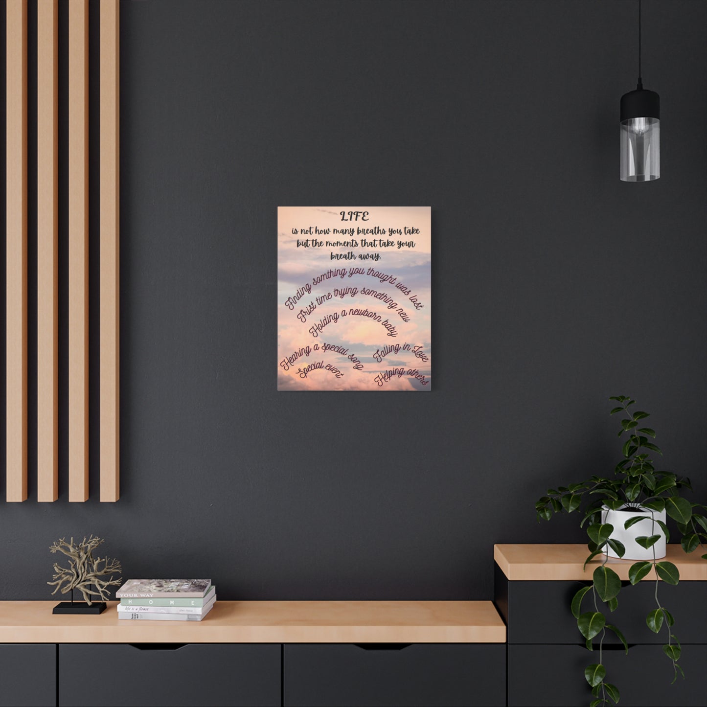 Inspirational Canvas Art - Life Moments