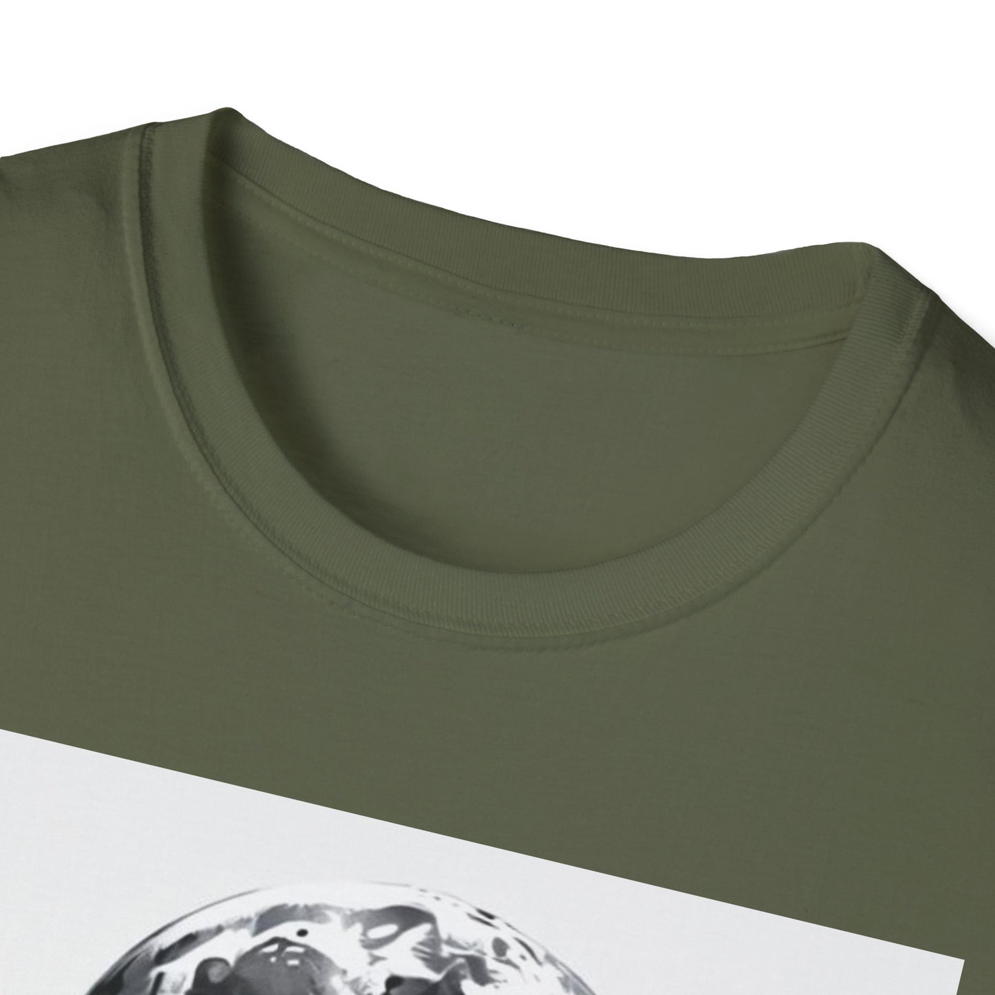 Moonlit Bear Unisex T-Shirt | Nature Lover Gift, Wildlife Tee, Outdoor Adventure Shirt, Graphic Apparel, Eco-Friendly Fashion