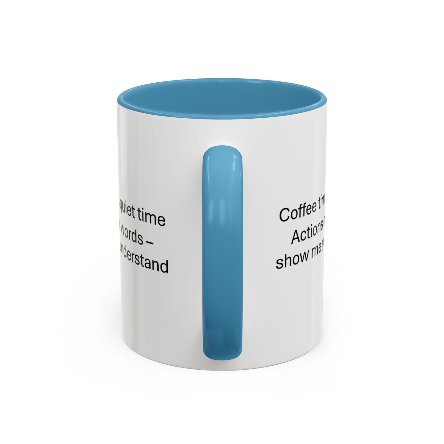 Quiet Time Coffee Mug | Inspirational 11oz & 15oz Cups | Perfect for Coffee Lovers & Gift for Friends