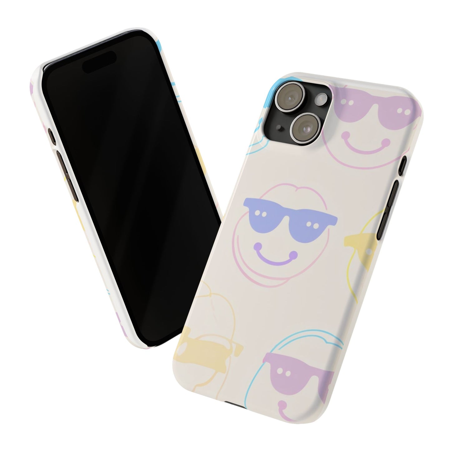 Playful Smile Slim Phone Cases | Cute Phone Cover, Summer Vibes, Gift for Friends, Trendy Accessory, Fun Design