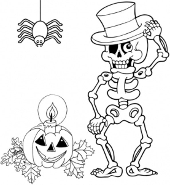 Halloween Coloring Book - This is a digital product