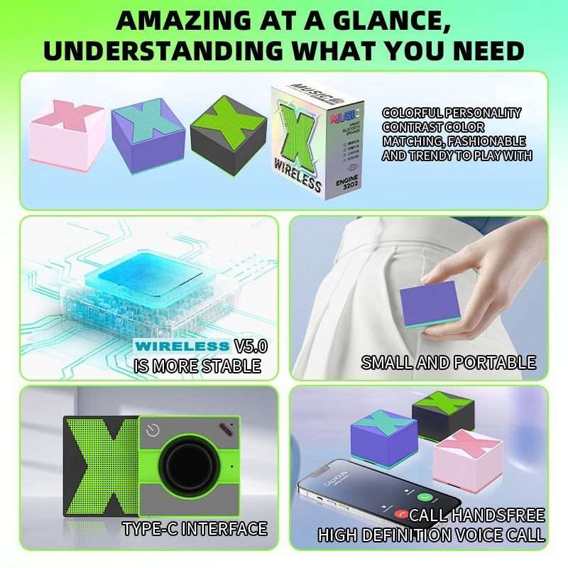Mini Speaker With Powerful Sound Quality, Wireless Connection, Suitable For A Variety Of Scenarios. There Are A Variety Of Types For You To Choose From