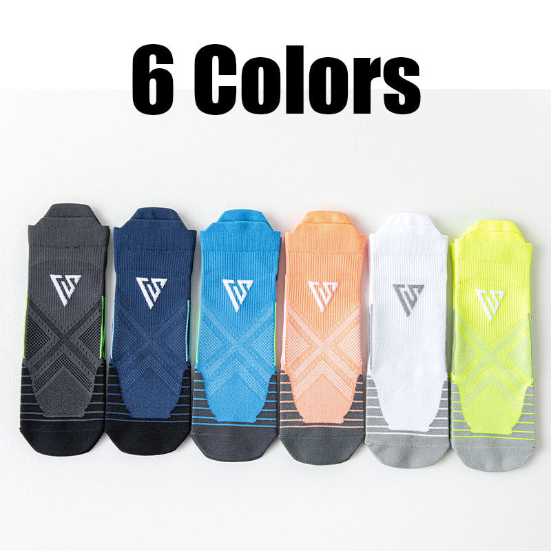 6 Pairs Compression Crew Running Socks Athletic Socks For Men With Cushion Work Hiking Basketball Sport Socks Pairs