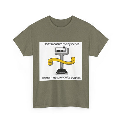 Body Positivity Statement Tee, Unisex Cotton Shirt, Funny Graphic T-Shirt, Self-Love Apparel, Fitness Motivation Tee, Gift for Friends