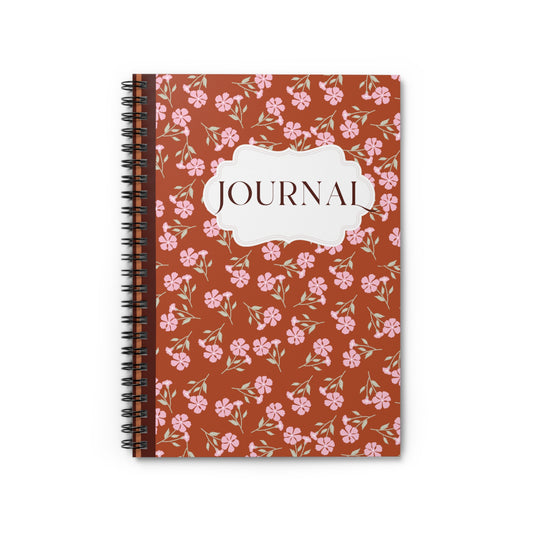 Floral Spiral Notebook - Perfect for Journaling, Writing, Gifts, Study,