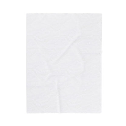 Velveteen Plush Blanket with images of Siamese cats