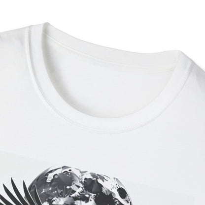 Moonlit Eagle Unisex Softstyle T-Shirt | Bohemian Graphic Tee for Nature Lovers | Perfect for Casual Wear, Outdoor Adventures, Gift Ideas