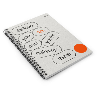 Motivational Spiral Notebook - Daily Journal, Goal Setting, Inspirational Gift,