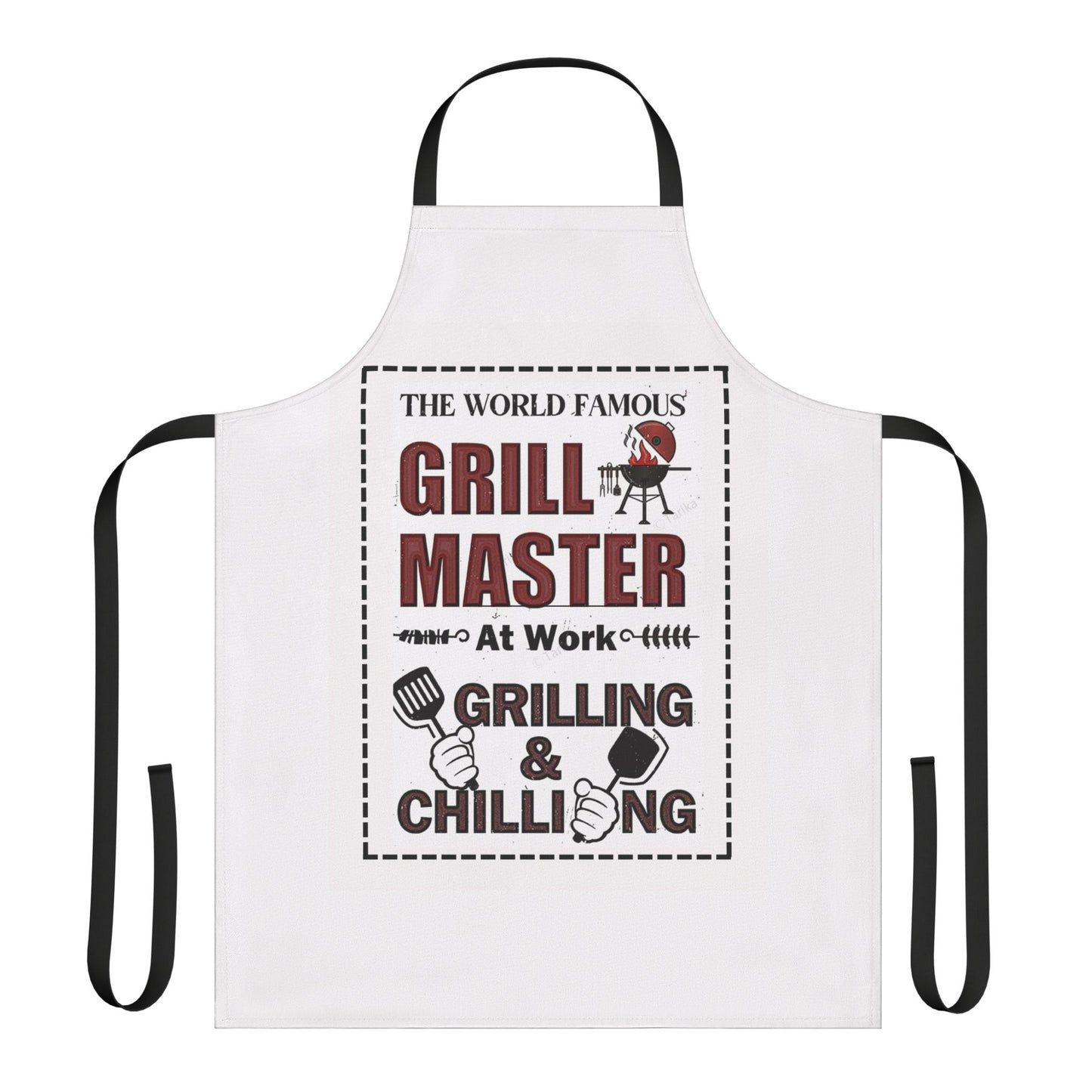 Grill Master Apron - Perfect Gift for BBQ Lovers, Cooking, Grilling, Father's Day, Birthday
