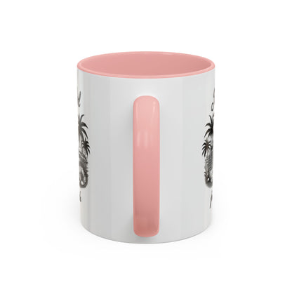 Florida Vibes Coffee Mug, Just a Girl from Florida Gift, Tropical Beach Mug, Souvenir Coffee Cup, Summery Drinkware