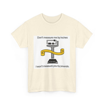 Body Positivity Statement Tee, Unisex Cotton Shirt, Funny Graphic T-Shirt, Self-Love Apparel, Fitness Motivation Tee, Gift for Friends