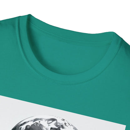 Moonlit Bear Unisex T-Shirt | Nature Lover Gift, Wildlife Tee, Outdoor Adventure Shirt, Graphic Apparel, Eco-Friendly Fashion
