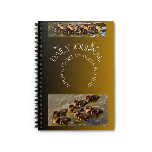 Cute Ducklings Daily Journal - A Place to Get My Ducks in a Row, Notebook for