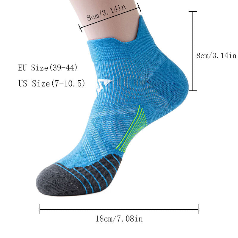 6 Pairs Compression Crew Running Socks Athletic Socks For Men With Cushion Work Hiking Basketball Sport Socks Pairs