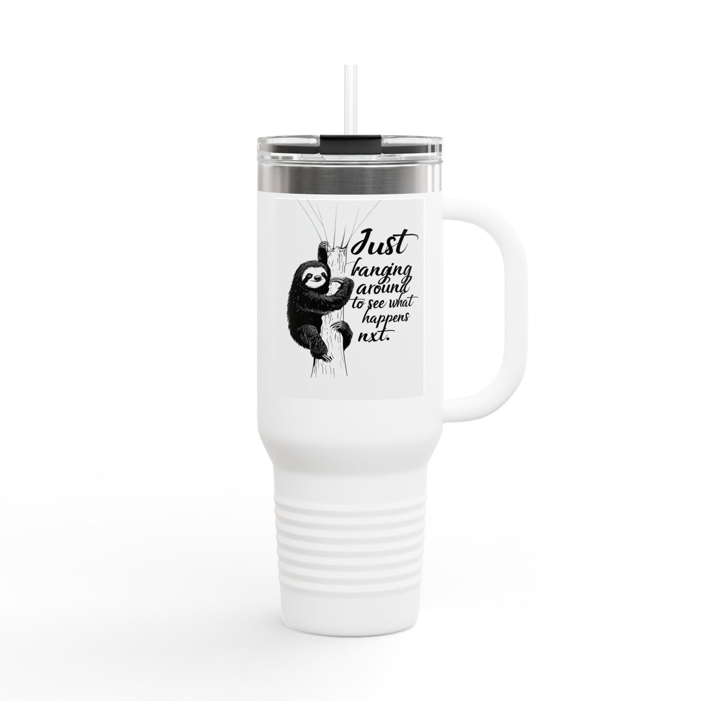 Just Hanging Around Insulated Travel Mug | 40oz | Funny Gift for Coffee Lovers | Stainless Steel Tumbler for Home & Office | Ideal for [...]