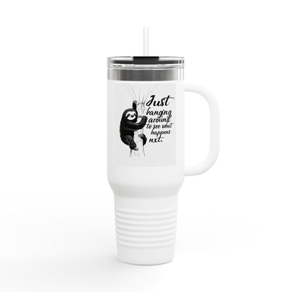 Just Hanging Around Insulated Travel Mug | 40oz | Funny Gift for Coffee Lovers | Stainless Steel Tumbler for Home & Office | Ideal for [...]