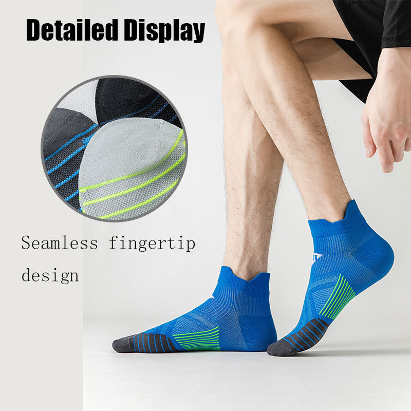 6 Pairs Compression Crew Running Socks Athletic Socks For Men With Cushion Work Hiking Basketball Sport Socks Pairs