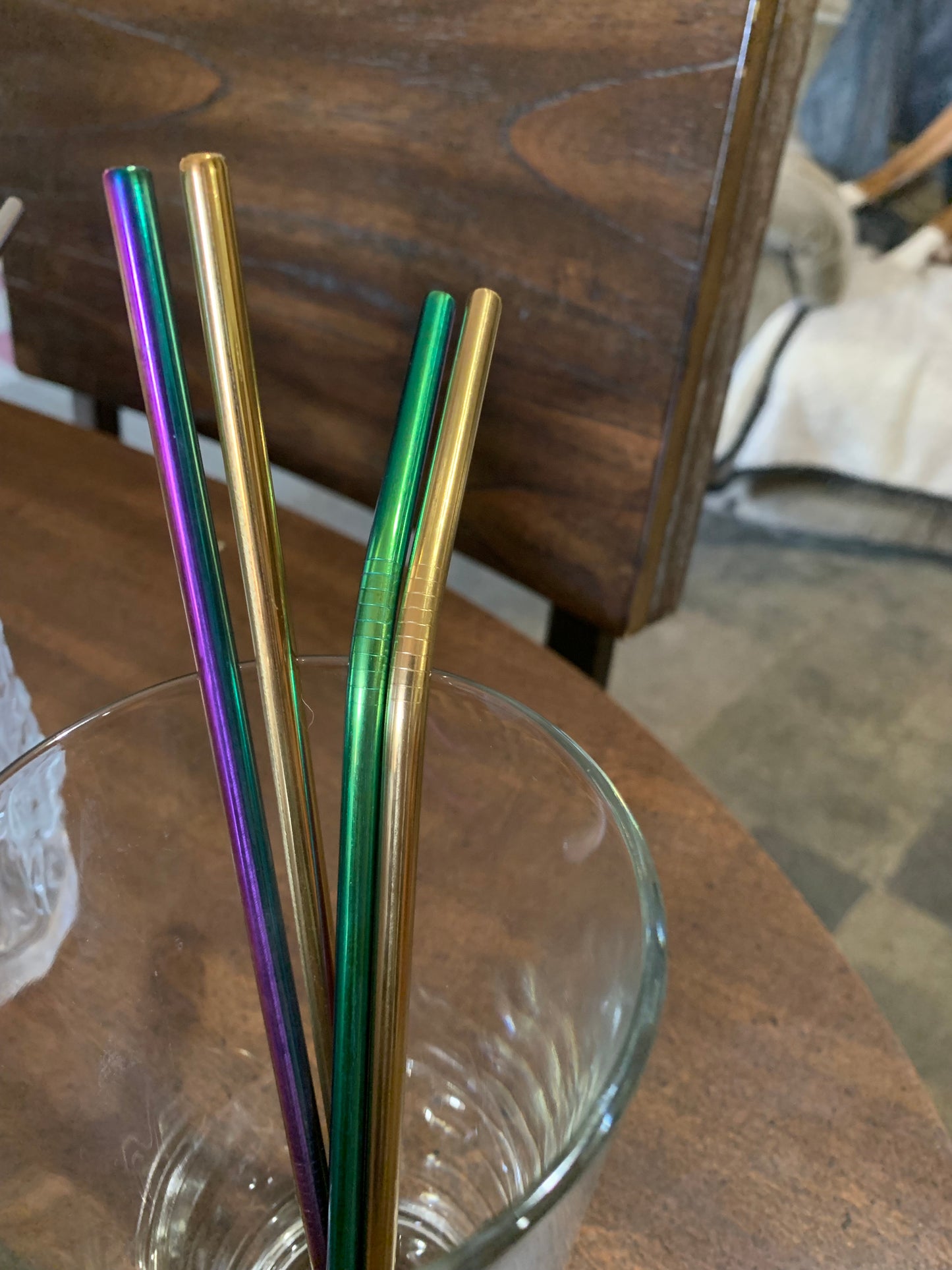 Reusable Stainless Steel 8.5" Drinking Straw 6 mm width