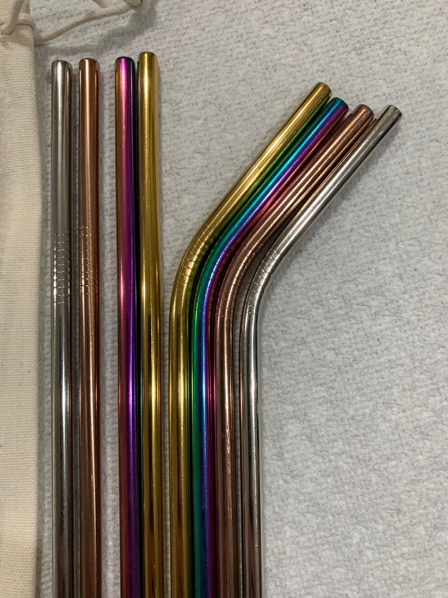 Reusable Stainless Steel 8.5" Drinking Straw 6 mm width