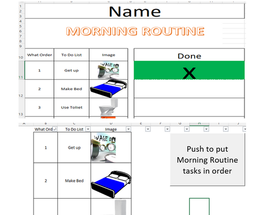 Digital Product - Printable Forms - Kids Chores / Routine