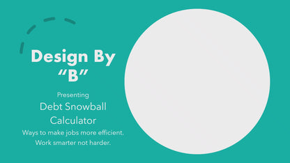 Debt Snowball Calculator – Excel Template (Up to 10 Debts)