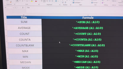 Top 100 Excel Formula Reference Workbook – Learn Every Formula with Step‑by‑Step Examples - Ebook available