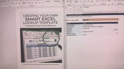 Excel Lookup Template Ebook - Stop the manually repeating steps