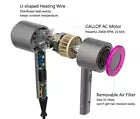 Ionic Hair Dryer with Diffuser & Directional Attachments-2 Speed/3 Heat Setting